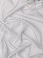 Gray Silk Blend Digital Print Floral Saree with Unstitched Blouse - Hiral Fashion | Grocsy