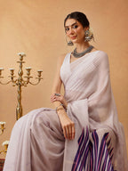 Hiral Fashion Off White Bollywood Mul Cotton Abstract Digital Printed Saree | Grocsy