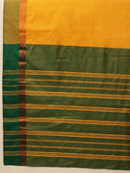 Hiral Fashion Mustard Banarasi Art Silk Solid Saree | Grocsy