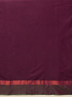 Hiral Fashion Purple Banarasi Art Silk Solid Saree | Grocsy