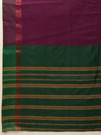 Hiral Fashion Purple Banarasi Art Silk Solid Saree | Grocsy