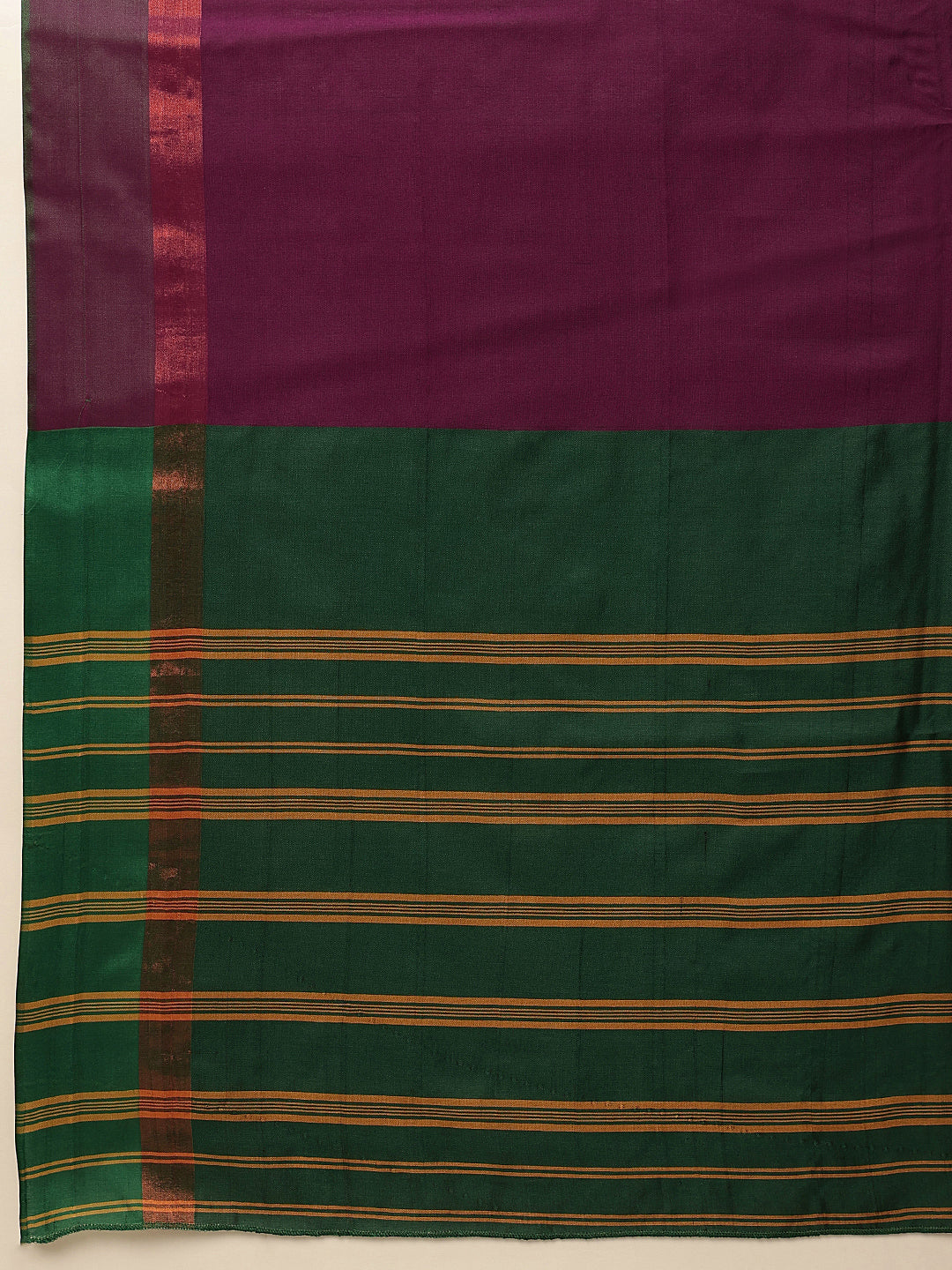 Hiral Fashion Purple Banarasi Art Silk Solid Saree | Grocsy