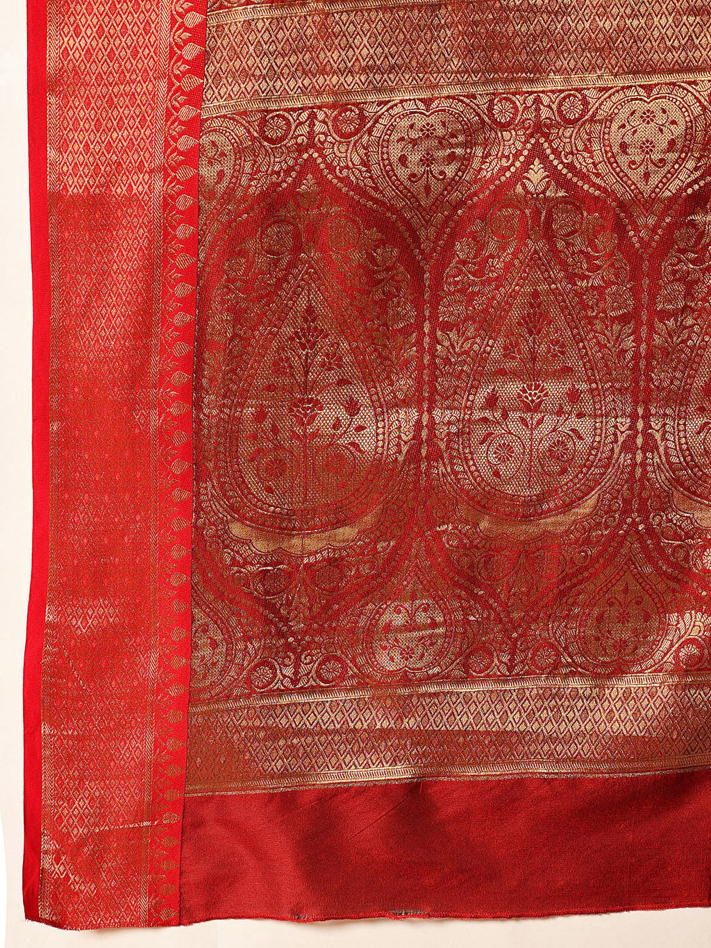 Hiral Fashion Black Banarasi Silk Woven Design Saree | Grocsy