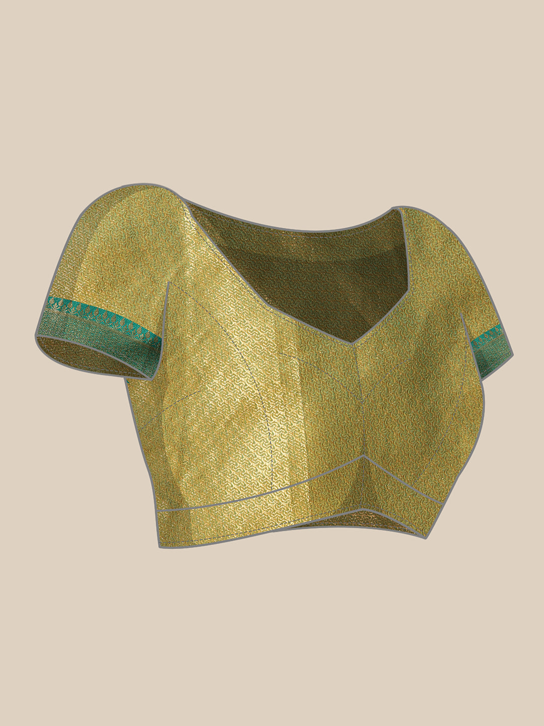 Hiral Fashion Yellow Banarasi Silk Woven Design Saree | Grocsy