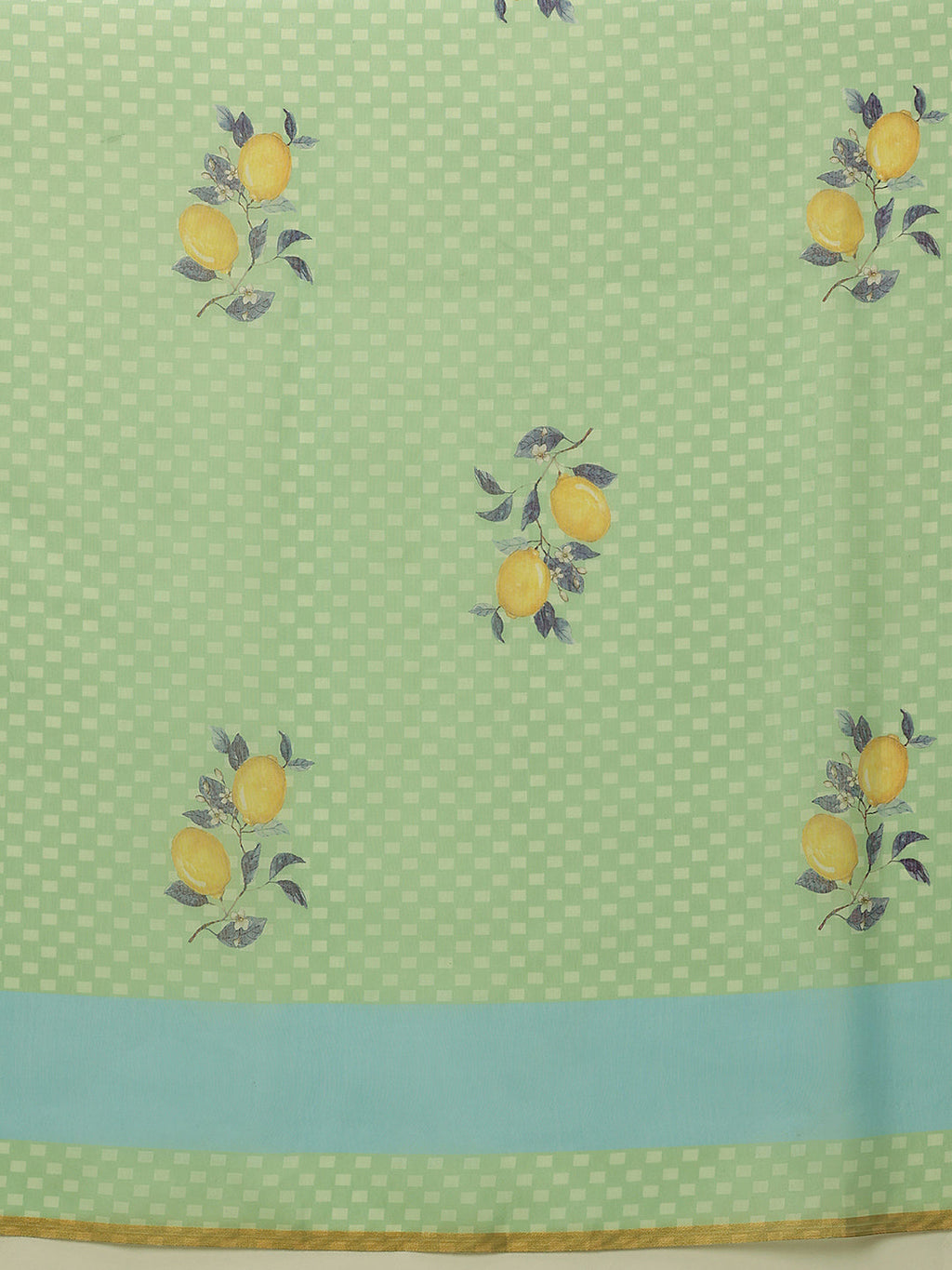 Hiral Fashion Green Chanderi Cotton Blend Animal Print Digital Printed Saree | Grocsy