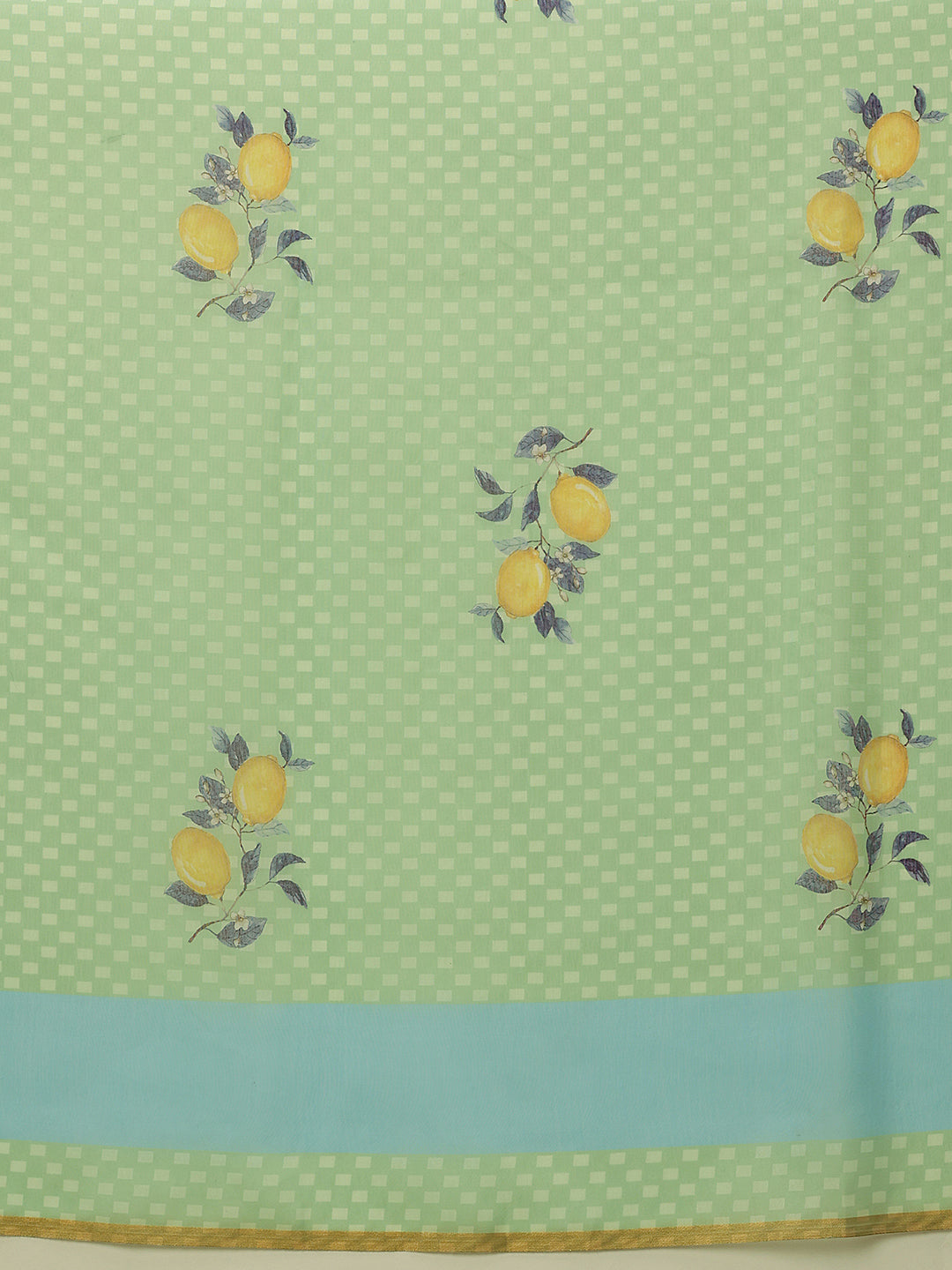Hiral Fashion Green Chanderi Cotton Blend Animal Print Digital Printed Saree | Grocsy