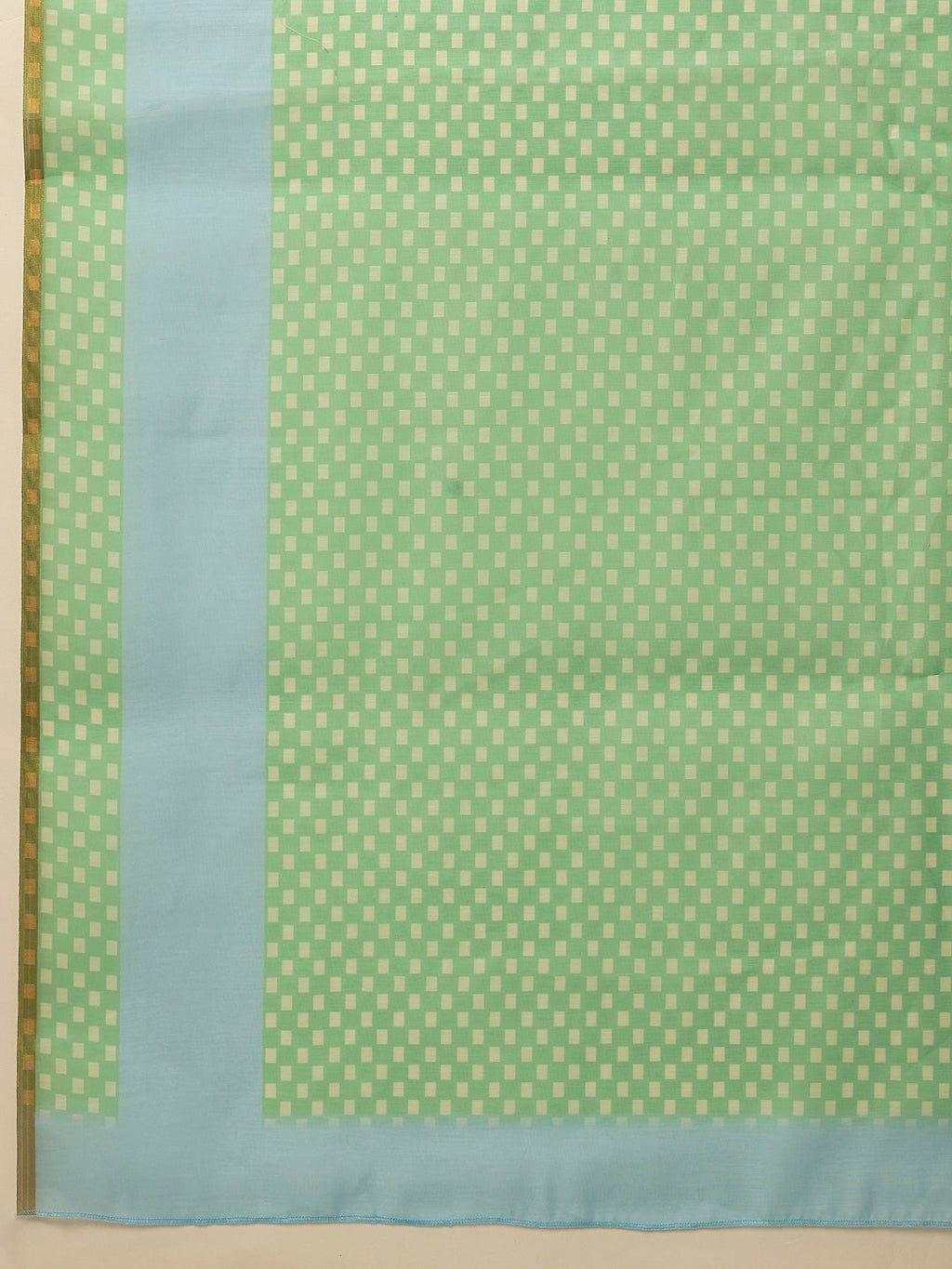 Hiral Fashion Green Chanderi Cotton Blend Animal Print Digital Printed Saree | Grocsy