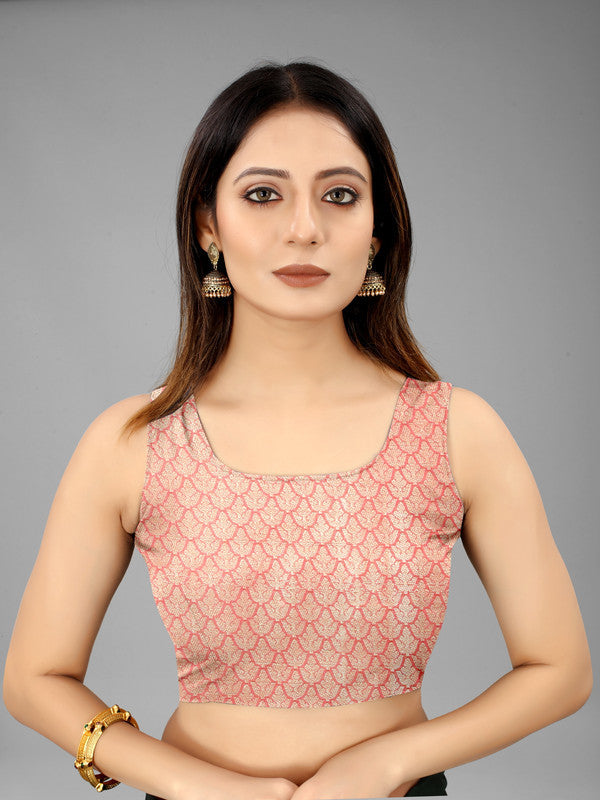 White Pure Silk Woven Zari Design Floral Saree with Unstitched Blouse - Hiral Fashion | Grocsy