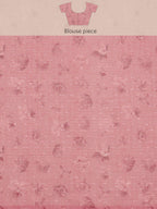 Pink Chiffon Digital Print Floral Saree with Unstitched Blouse - Hiral Fashion | Grocsy