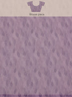 Purple Chiffon Digital Print Floral Saree with Unstitched Blouse - Hiral Fashion | Grocsy