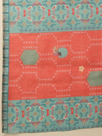Hiral Fashion Red Banarasi Cotton Silk Fruits Digital Printed Saree | Grocsy