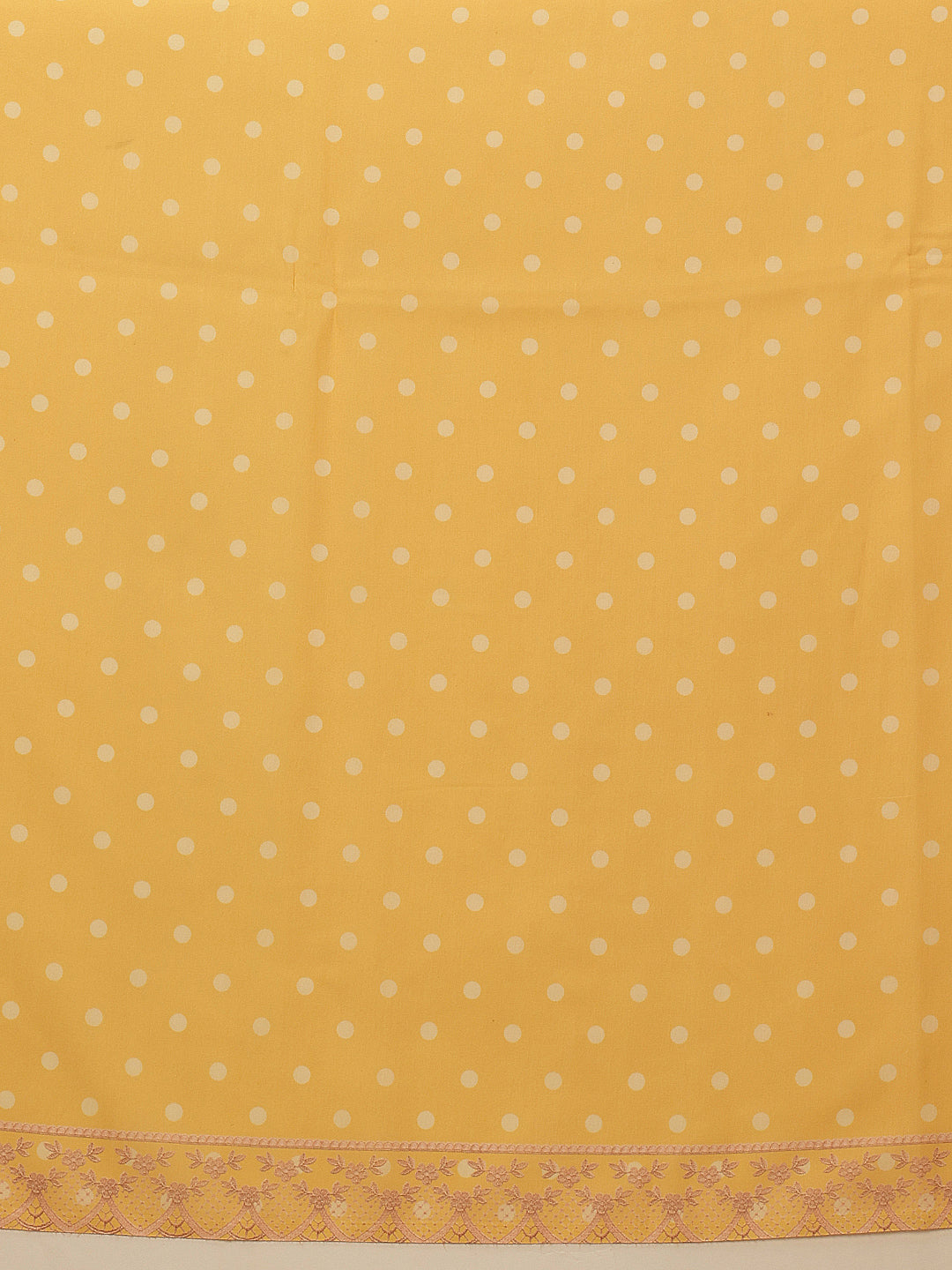Hiral Fashion Mustard Bollywood Mul Cotton Polka Dots Digital Printed Saree | Grocsy