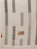 Hiral Fashion White Bollywood Mul Cotton Animal Print Digital Printed Saree | Grocsy