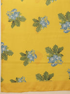 Hiral Fashion Yellow Bollywood Mul Cotton Abstract Digital Printed Saree | Grocsy