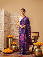 Hiral Fashion Navy Blue Bollywood Mul Cotton Abstract Digital Printed Saree | Grocsy