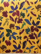 Hiral Fashion Yellow Bollywood Mul Cotton Floral Digital Printed Saree | Grocsy
