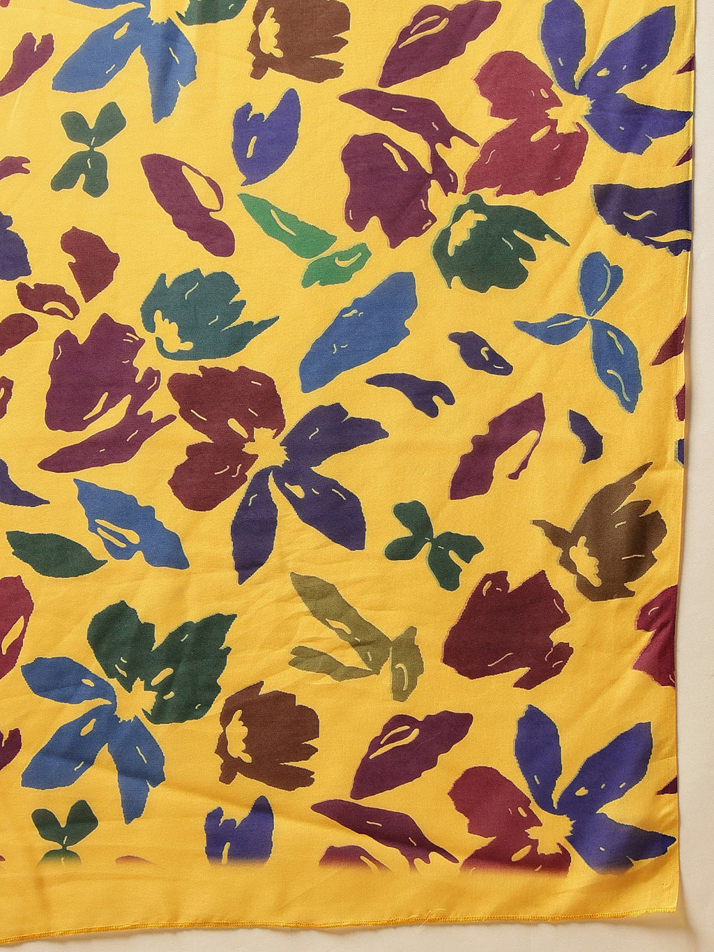 Hiral Fashion Yellow Bollywood Mul Cotton Floral Digital Printed Saree | Grocsy