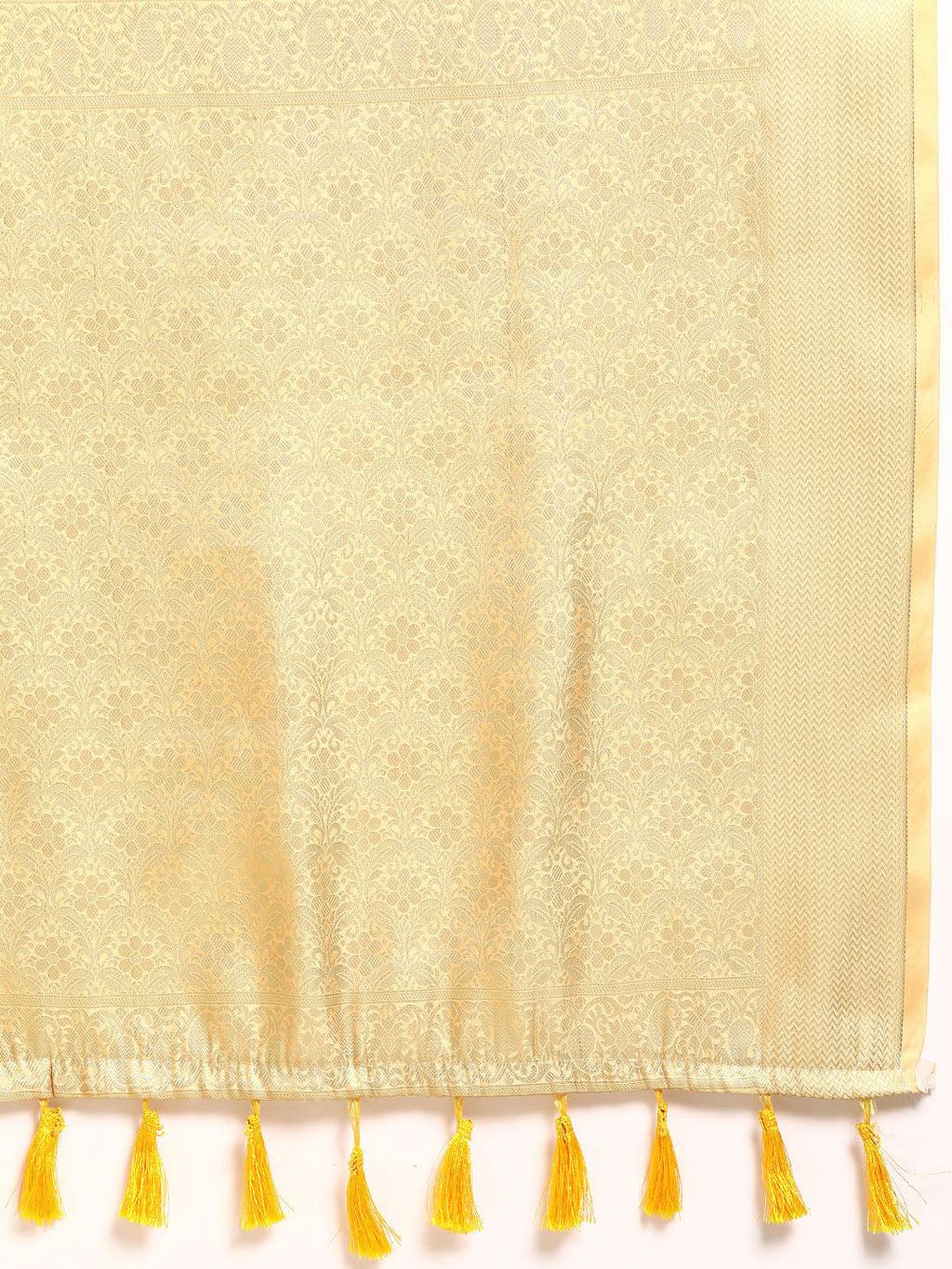 Multicolor Art Silk Woven Zari Design Floral Saree with Unstitched Blouse - Hiral Fashion | Grocsy