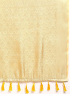 Multicolor Art Silk Woven Zari Design Floral Saree with Unstitched Blouse - Hiral Fashion | Grocsy