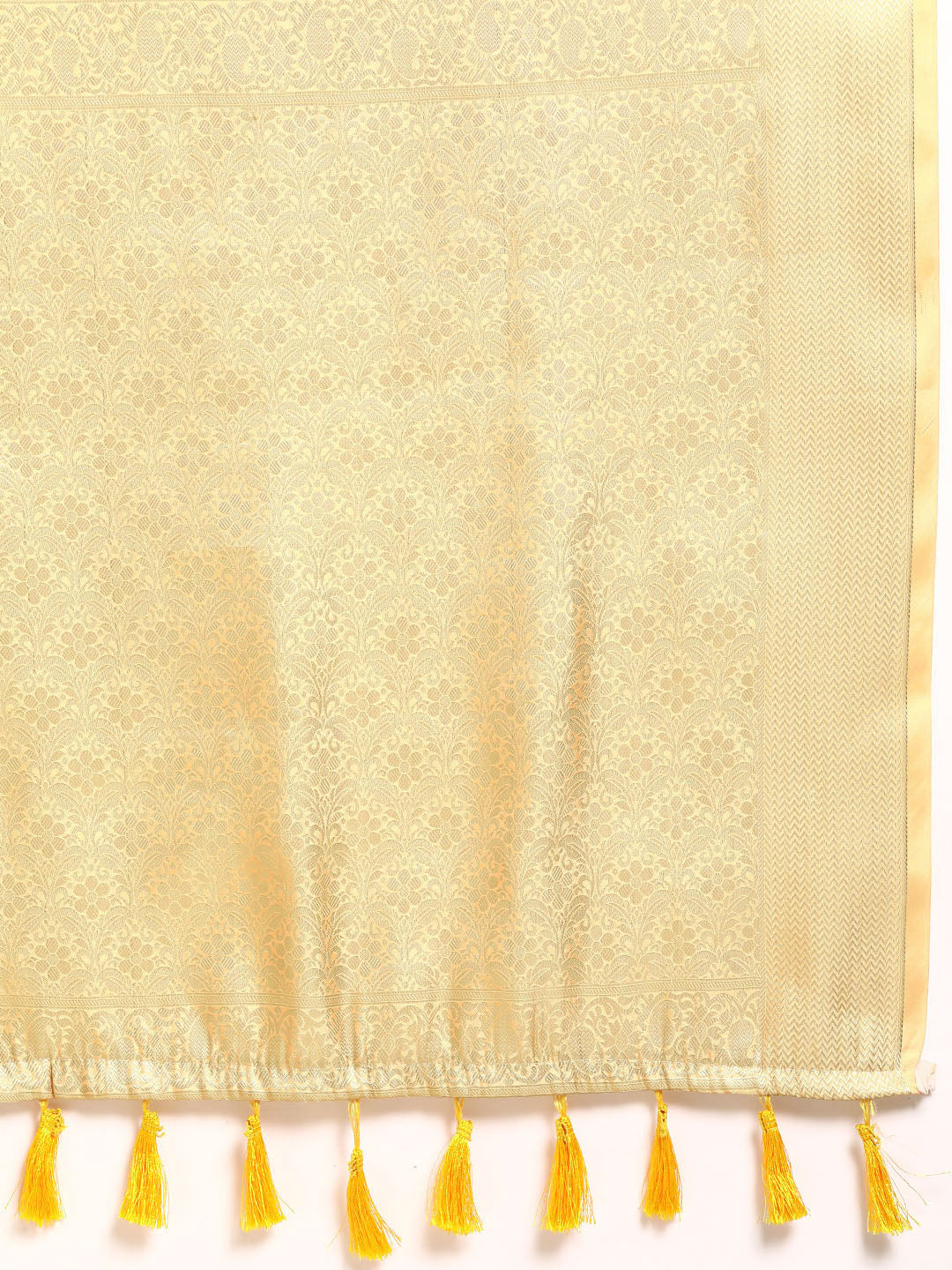 Multicolor Art Silk Woven Zari Design Floral Saree with Unstitched Blouse - Hiral Fashion | Grocsy