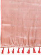 Multicolor Art Silk Woven Zari Design Floral Saree with Unstitched Blouse - Hiral Fashion | Grocsy
