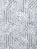 Gray Silk Cotton Digital Print Striped Saree with Unstitched Blouse - Hiral Fashion | Grocsy
