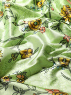 Green Art Silk Printed Kalamkari Saree with Unstitched Blouse - Hiral Fashion | Grocsy