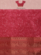 Olive Pure Silk Digital Print Floral Saree with Unstitched Blouse - Hiral Fashion | Grocsy