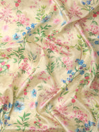 Multicolor Pure Silk Digital Print Floral Saree with Unstitched Blouse - Hiral Fashion | Grocsy