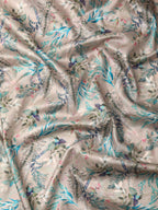 Multicolor Pure Silk Digital Print Floral Saree with Unstitched Blouse - Hiral Fashion | Grocsy