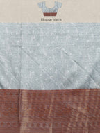 Multicolor Pure Silk Digital Print Floral Saree with Unstitched Blouse - Hiral Fashion | Grocsy