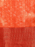 Green Pure Silk Digital Print Floral Saree with Unstitched Blouse - Hiral Fashion | Grocsy