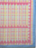 Multicolor Cotton Blend Digital Print Geomatric Saree with Unstitched Blouse - Hiral Fashion | Grocsy
