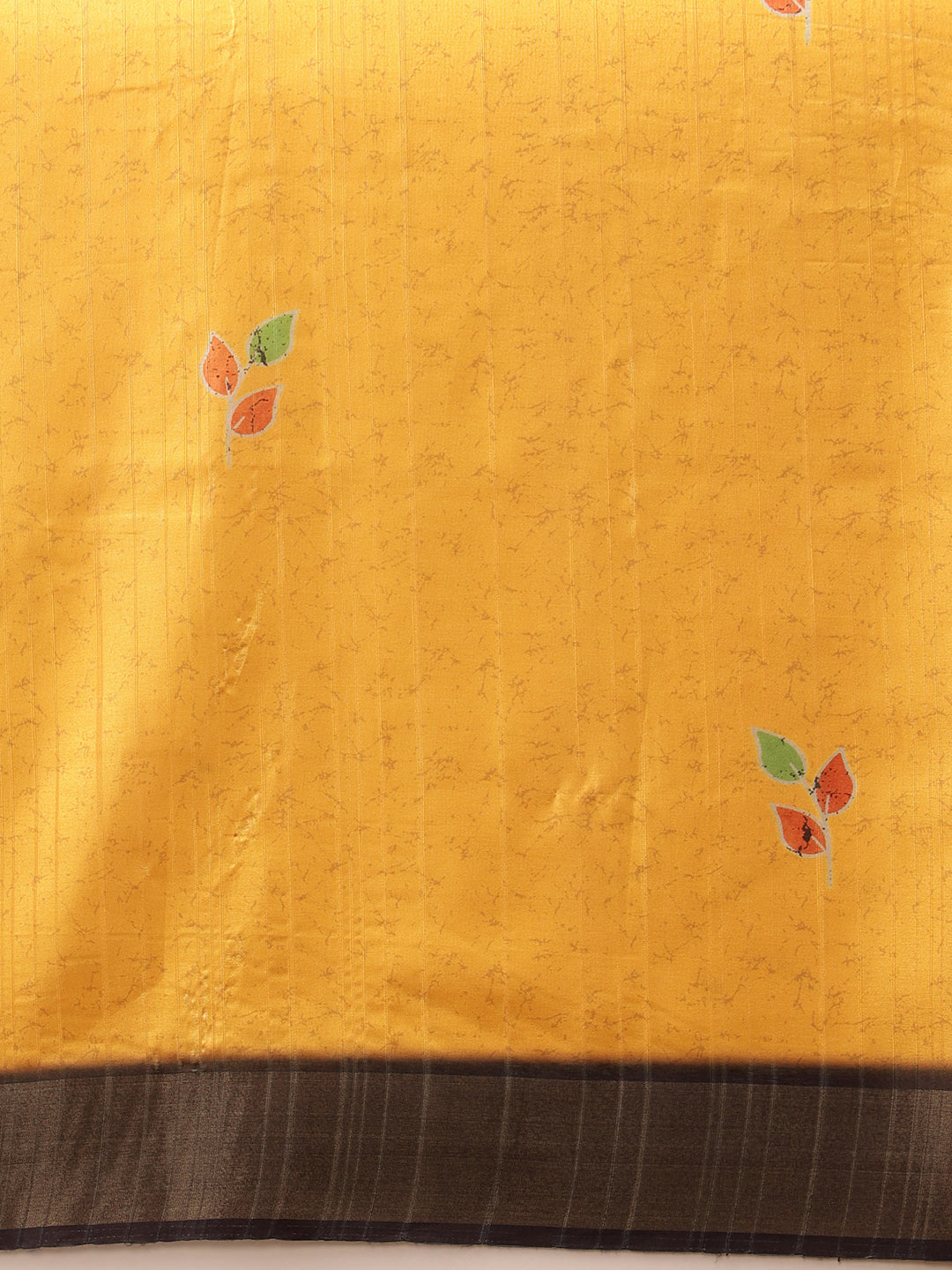 Hiral Fashion Mustard Ikkat Kotha Silk Floral Digital Print Saree | Grocsy