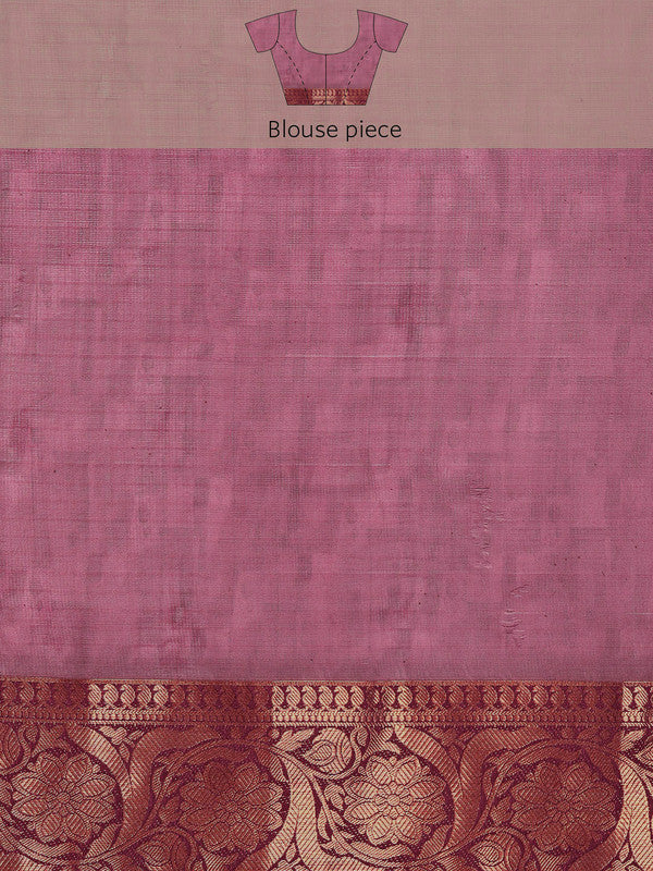 Beige Munga Silk Digital Print Floral Saree with Unstitched Blouse - Hiral Fashion | Grocsy