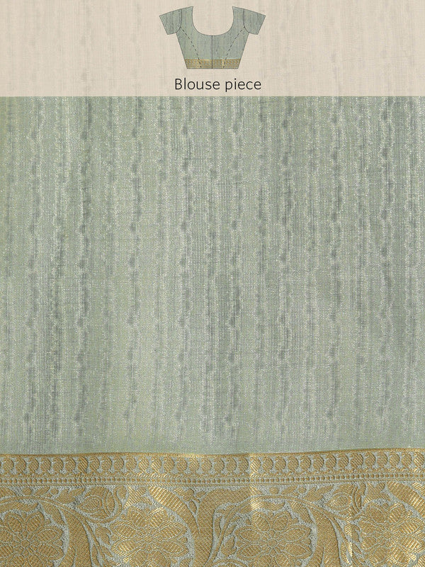 Beige Munga Silk Digital Print Floral Saree with Unstitched Blouse - Hiral Fashion | Grocsy
