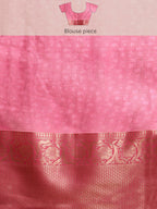 Red Munga Silk Digital Print Animal Print Saree with Unstitched Blouse - Hiral Fashion | Grocsy