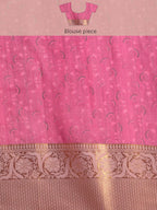 Turquoise Munga Silk Digital Print Animal Print Saree with Unstitched Blouse - Hiral Fashion | Grocsy