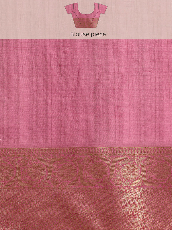 Beige Munga Silk Digital Print Animal Print Saree with Unstitched Blouse - Hiral Fashion | Grocsy