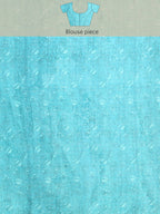 Peach Munga Silk Digital Print Floral Saree with Unstitched Blouse - Hiral Fashion | Grocsy