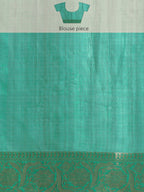 Gray Munga Silk Digital Print Floral Saree with Unstitched Blouse - Hiral Fashion | Grocsy