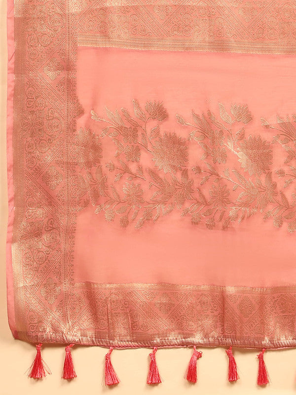 Multicolor Cotton Blend Digital Print Floral Saree with Unstitched Blouse - Hiral Fashion | Grocsy