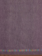 Lavender Cotton Blend Digital Print Floral Saree with Unstitched Blouse - Hiral Fashion | Grocsy