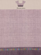 Lavender Cotton Blend Digital Print Floral Saree with Unstitched Blouse - Hiral Fashion | Grocsy