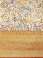 Multicolor Art Silk Digital Print Floral Saree with Unstitched Blouse - Hiral Fashion | Grocsy