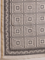 Hiral Fashion White Chanderi Cotton Blend Floral Digital Printed Saree | Grocsy