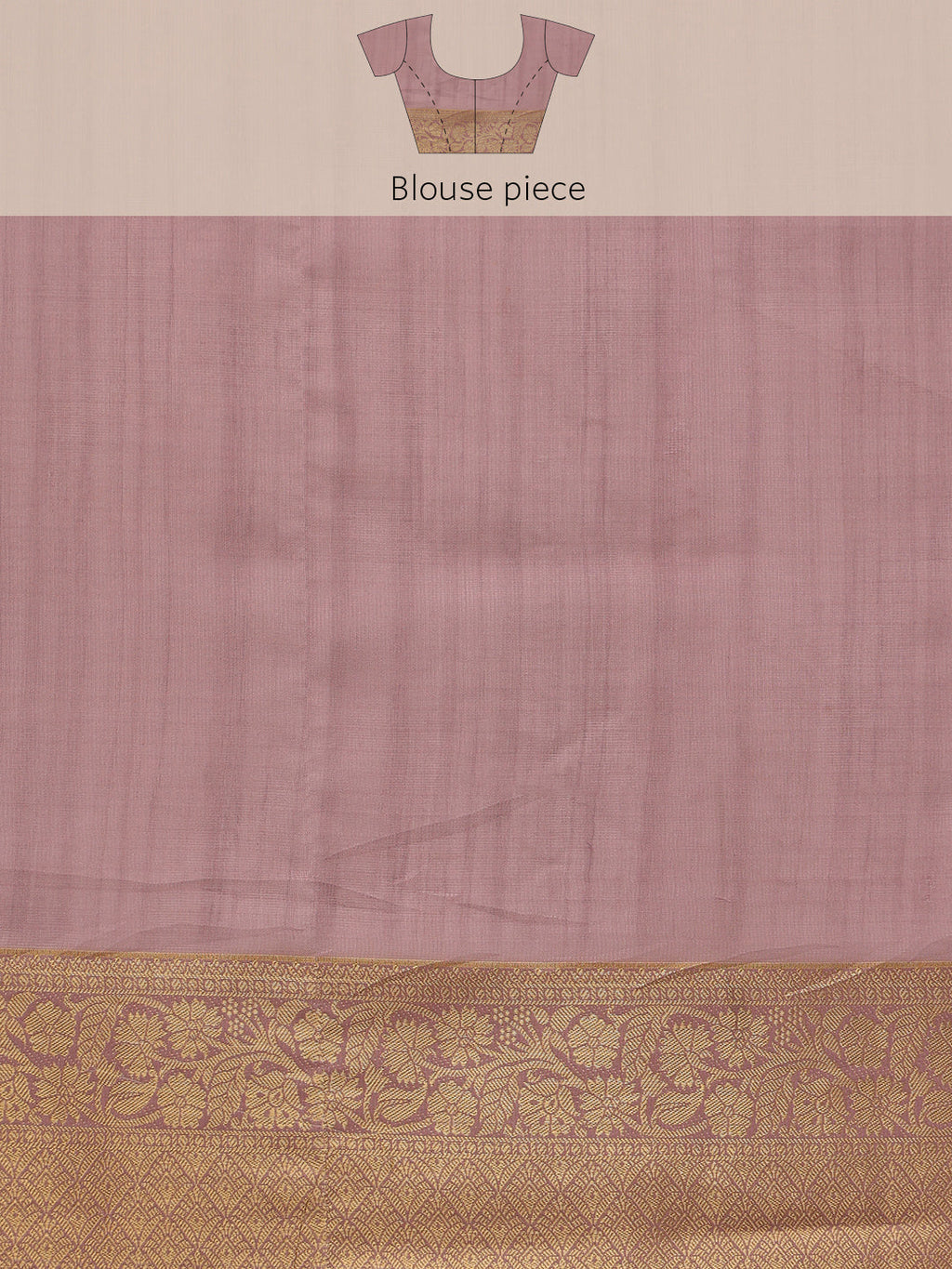Pink Kota Doria Embroidered Floral Saree with Unstitched Blouse - Hiral Fashion | Grocsy