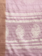 Purple Silk Blend Digital Print Floral Saree with Unstitched Blouse - Hiral Fashion | Grocsy