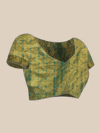 Multicolor Pure Silk Woven Zari Design Floral Saree with Unstitched Blouse - Hiral Fashion | Grocsy
