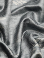 Gray Silk Blend Digital Print Floral Saree with Unstitched Blouse - Hiral Fashion | Grocsy